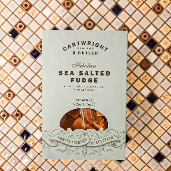 Salted Caramel Fudge van Cartwright & Butler doosje