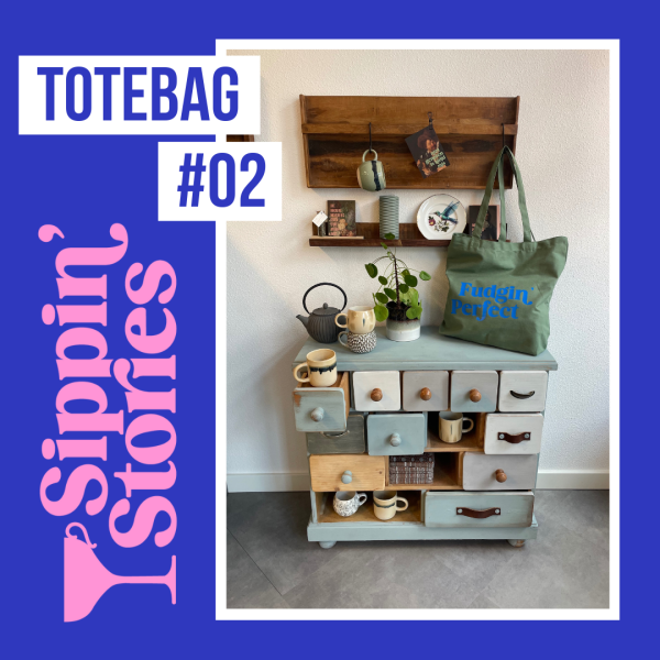 Sippin' Stories Totebag #02 Groen - Afbeelding 4