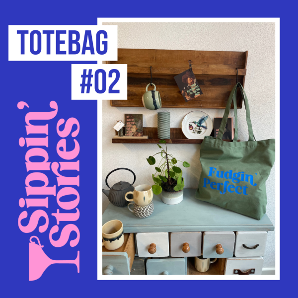Sippin' Stories Totebag #02 Groen - Afbeelding 3