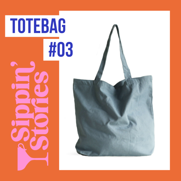 Sippin' Stories Totebag #03 Dark Blue - Afbeelding 2