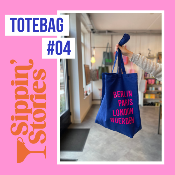 Sippin' Stories Totebag #04 Donker Blauw - Afbeelding 5