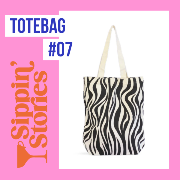Sippin' Stories Totebag #07 Zebra - Afbeelding 2