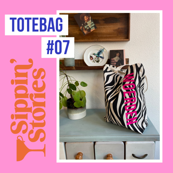 Sippin' Stories Totebag #07 Zebra - Afbeelding 4