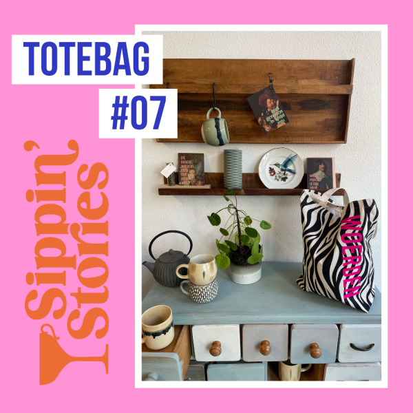 Sippin' Stories Totebag #07 Zebra - Afbeelding 3
