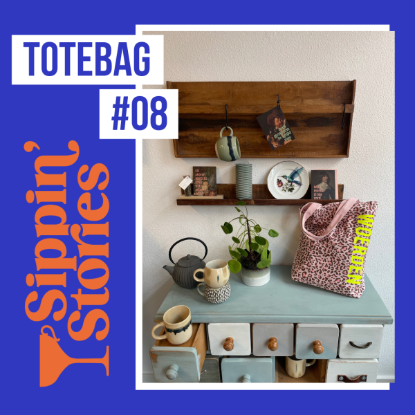 Sippin' Stories Totebag #08 Luipaard Roze - Afbeelding 2