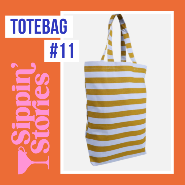 Sippin' Stories Totebag #11 Strepen Ice & Seaweed - Afbeelding 6