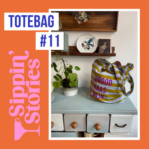 Sippin' Stories Totebag #11 Strepen Ice & Seaweed - Afbeelding 3