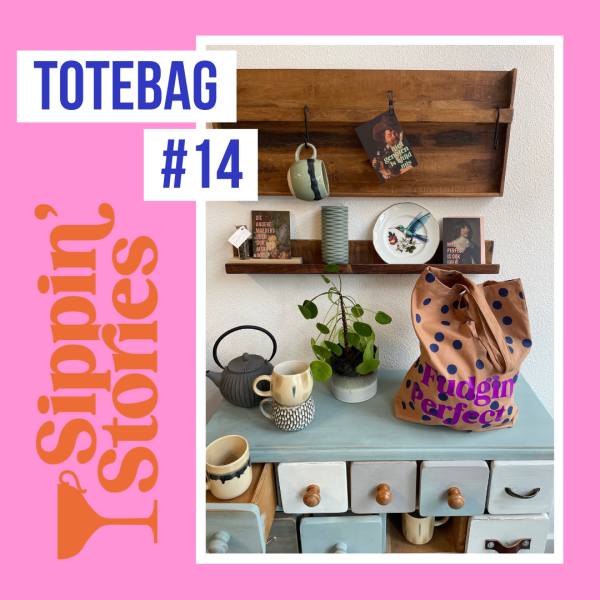 Sippin' Stories Totebag #14 Polka Dot Clay - Afbeelding 2
