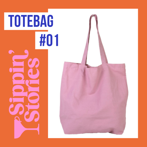 Sippin' Stories Totebag #01 Pink Lavender - Afbeelding 2