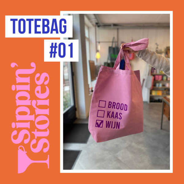 Sippin' Stories Totebag #01 Pink Lavender - Afbeelding 6
