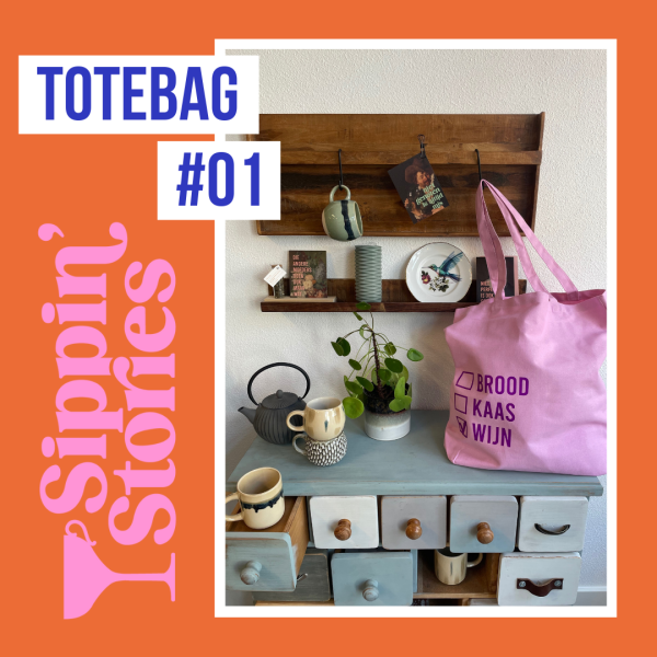 Sippin' Stories Totebag #01 Pink Lavender - Afbeelding 4