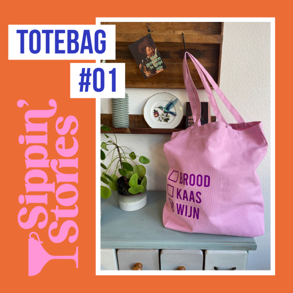 Sippin' Stories Totebag #01 Pink Lavender - Afbeelding 3